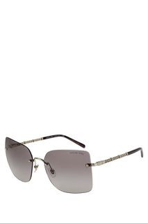 Солнцезащитные очки с серыми линзами без оправы Aurelia Michael Kors