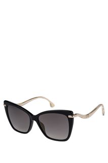 Солнцезащитные очки с блестящими дужками Selby Jimmy Choo