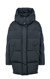 Черный зимний пуховик со съемным капюшоном WS Aurora Puffy Co Woolrich