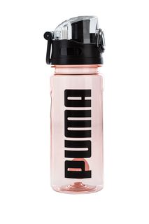 Розовая бутылка для воды с логотипом бренда Puma