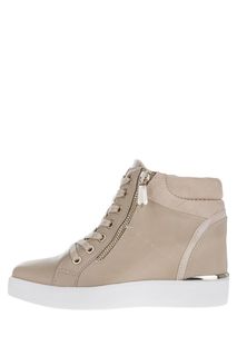 Кеды бежевого цвета на танкетке Aldo