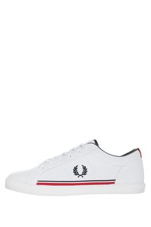 Кожаные кеды белого цвета Fred Perry