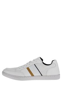 Молочно-белые кеды с перфорацией Aldo