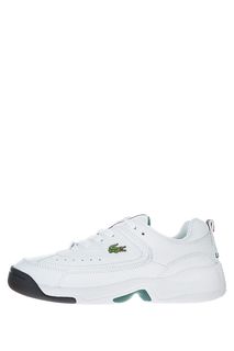 Кожаные кроссовки белого цвета Lacoste