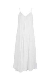 Белое пляжное платье свободного кроя Calvin Klein