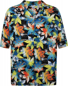 Рубашка с коротким руковом мужская Quiksilver OG Camp Star, размер 50-52