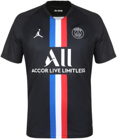 Футболка мужская Nike Jordan x Paris Saint-Germain Stadium Fourth, размер 50-52