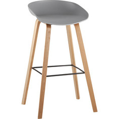 Стул барный Stool Group Libra деревянные ножки 8319 grey
