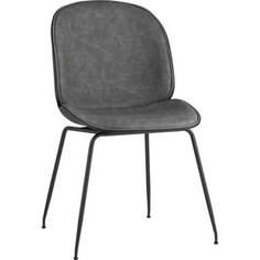 Стул Stool Group Турин серая экокожа/черные ножки 8329 PU grey