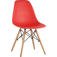 Стул Stool Group Eames деревянные ножки 8056PP red