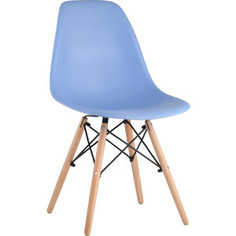 Стул Stool Group Eames голубой/деревянные ножки 8056PP light blue 60202