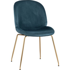 Стул Stool Group Турин бархат маренго/золотые ножки 8329 velvet blue