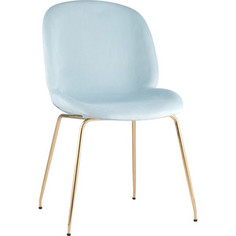 Стул Stool Group Турин бархат мятный/золотые ножки 8329 velvet light blue