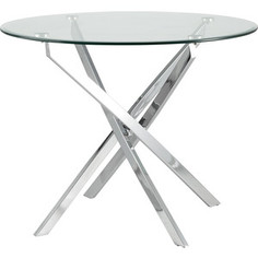 Стол круглый Stool Group Гидра 90 столешница стекло/ножки металл Z-213/90 GLASS + Z-213/90 legs