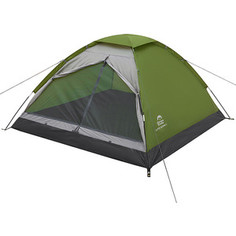 Палатка Jungle Camp двухместная Lite Dome 2, цвет- зеленый/серый