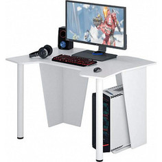Стол компьютерный Мастер Страйкер-2 белый МСТ-СИС-02-БТ-16