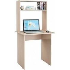 Стол письменный Мастер Милан-2 с надставкой дуб молочный М-2Н-ДМ