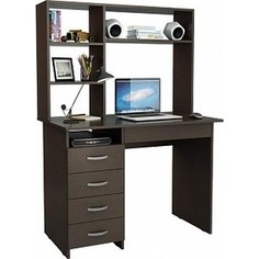 Стол письменный Мастер Милан-1 с надставкой венге М-1Н-ВМ