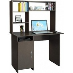 Стол письменный Мастер Милан-8 с надставкой венге М-8Н-ВМ