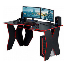 Стол компьютерный Мастер Форсаж-1 черный/красный МСТ-СИФ-01-ЧР-КР-16