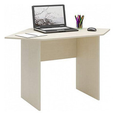 Стол письменный Мастер Милан-2У дуб молочный МСТ-СДМ-2У-ДМ-16