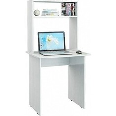 Стол письменный Мастер Милан-2 с надставкой белый М-2Н-БТ