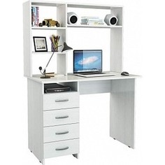 Стол письменный Мастер Милан с надставкой белый М-0Н-БТ