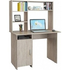 Стол письменный Мастер Милан-8 с надставкой дуб сонома М-8Н-ДС