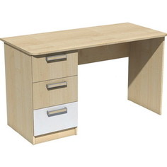 Стол письменный Сильва НМ 011.47-01 М фанк клен танзанский/белый Silva