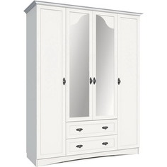 Шкаф комбинированный Сильва НМ 009.25 прованс PZ белый текстурный Silva