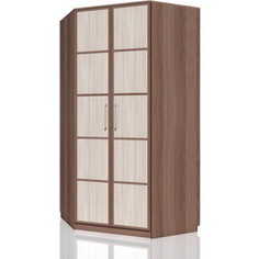 Шкаф угловой Сильва НМ 013.04-04 рива 2 ясень темный/светлый Silva