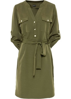 Платье-рубашка с рукавами 3/4 Bonprix