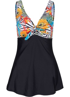 Купальное платье с экзотическим принтом Bonprix