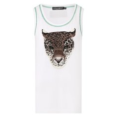 Хлопковая майка Dolce & Gabbana