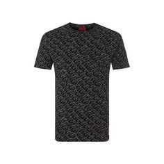 Хлопковая футболка HUGO