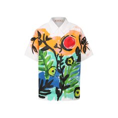 Хлопковая рубашка Marni