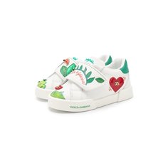 Кожаные кеды Dolce & Gabbana