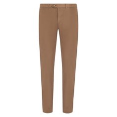 Брюки из смеси хлопка и шелка Corneliani