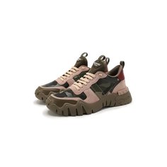 Комбинированные кроссовки Valentino Garavani Rockrunner Plus Valentino