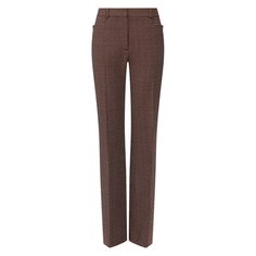 Брюки из смеси вискозы и шерсти Victoria Beckham