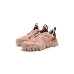 Комбинированные кроссовки Valentino Garavani Rockrunner Plus Valentino