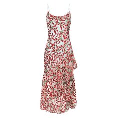 Платье из смеси вискозы и шелка Alice + Olivia