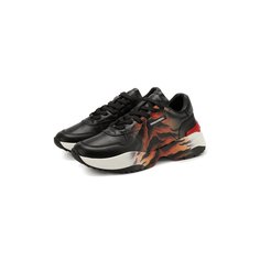 Кожаные кроссовки D24 Tiger Runner Dsquared2