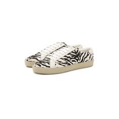 Комбинированные кеды Court Classic Saint Laurent