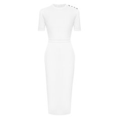 Платье из вискозы Balmain