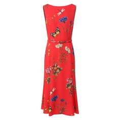 Платье с поясом Oscar de la Renta