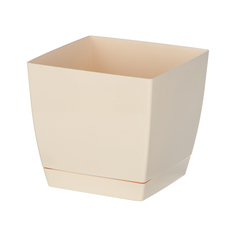 Кашпо Prosperplast coubi 12см кремовое