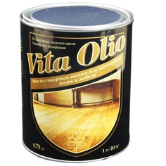 Масло VITA OLIO для паркета, лестниц и мебели шелковисто-матовое цвет сосна. 0,75 л Живая краска