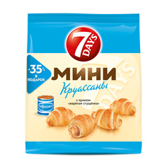 Мини круассаны 7Days c кремом "варёная сгущёнка" 300 г