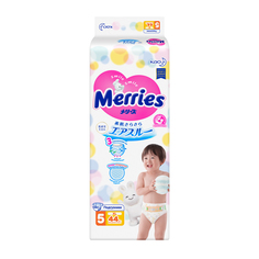 Подгузники Merries для детей размер XL 12-20 кг 44 шт